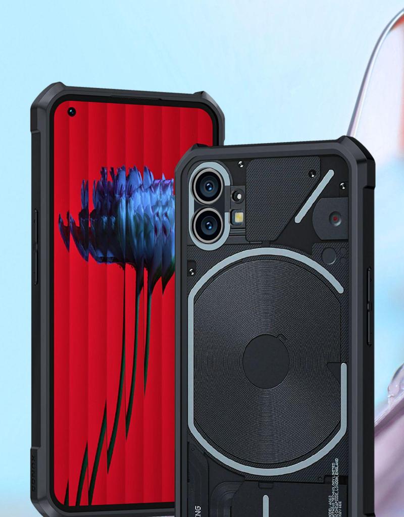 Průhledný silikonový kryt Nothing One2 proti pádu - Celý měkký obal pro Phone 2A