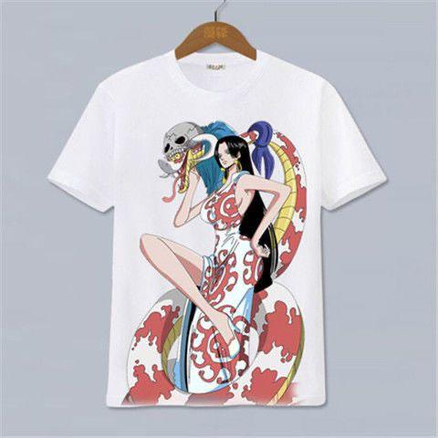 One Piece Luffy Ace Anime Tshirt Peripheral Cotton Tshirt Unisexs and Womens Cartoon Shortsleeved Y2K Street Tops Clothing 2026