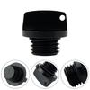 Aluminum Oil Filler Cap Black Oil Filler Cap Screw-on