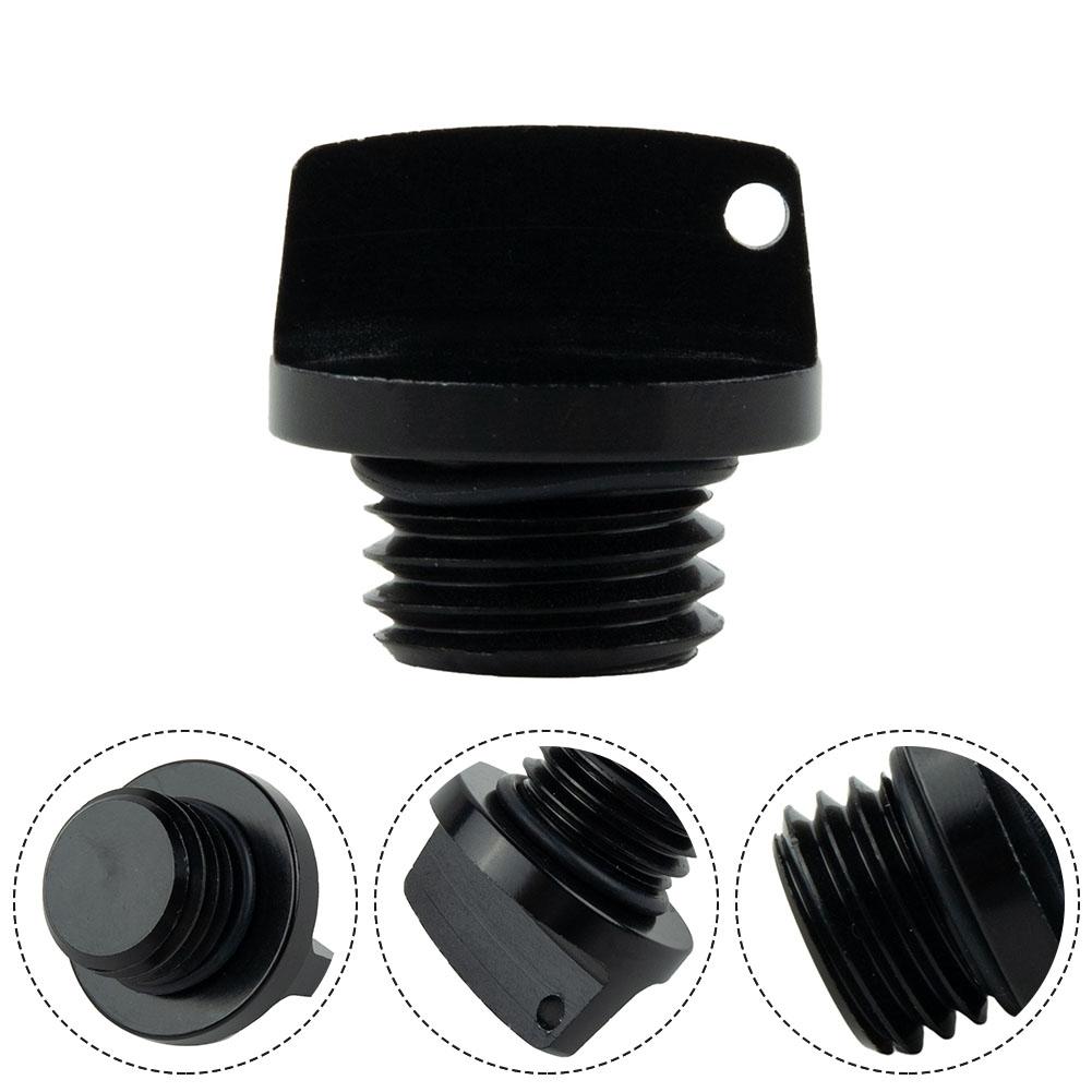Aluminum Oil Filler Cap Black Oil Filler Cap Screw-on