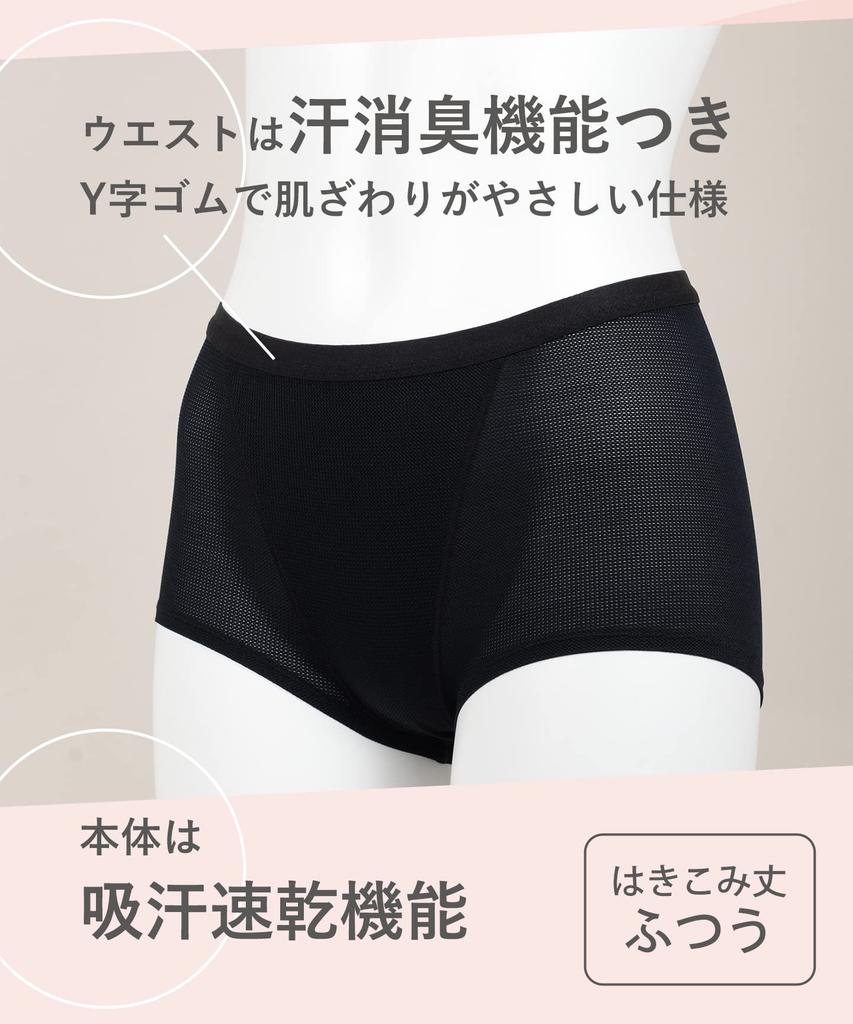 Wacoal Sports Half Size Japan Size L to Japanese size CW-X Shorts, Length, Normal, Moisture-Wicking, Quick-Drying, Stretch, HSY306, Women's, BL,