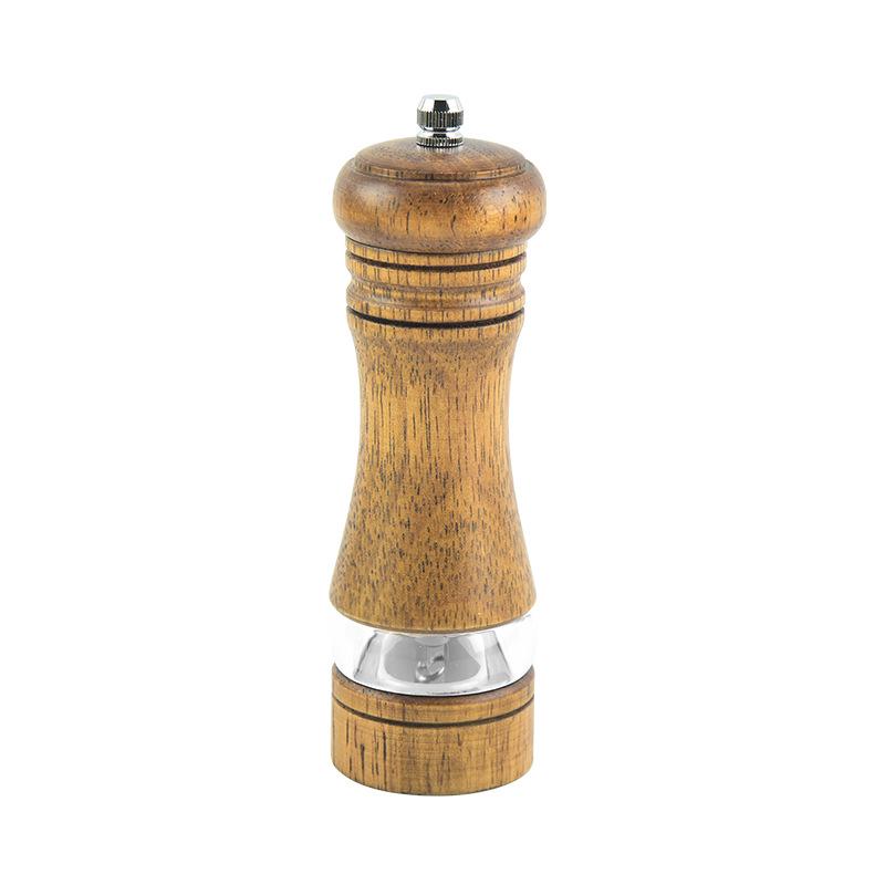 Wooden Manual Pepper Grinder Spice Mill