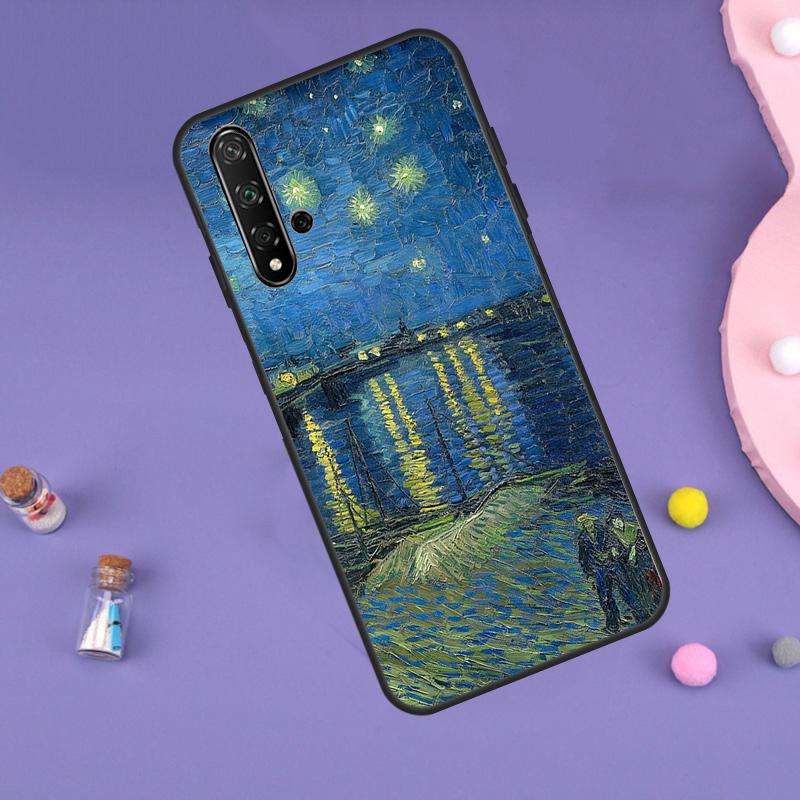 

Чохол Ван Гог Зоряна ніч для Huawei Nova Y91 Y90 Y70 Y60 Y61 9 10 SE 11i 8i 7i 3i 5T P30 P40 Lite P60 Pro P Smart 2019
