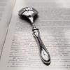 ZISIZ Light Luxury Vintage Forged Lotus Soup Spoon