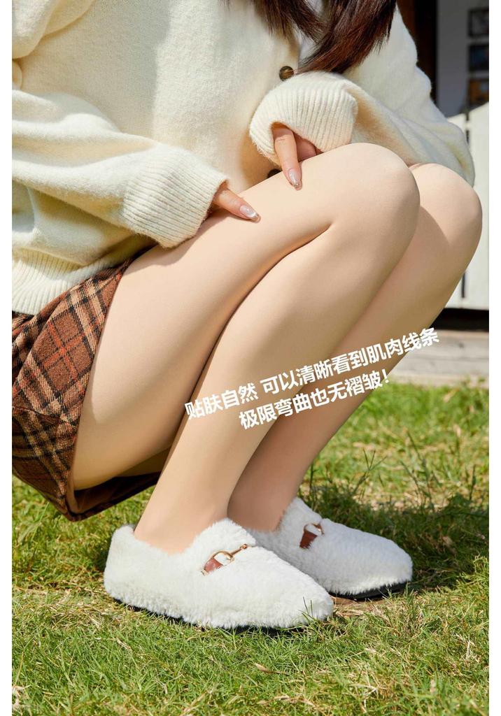Double-Layer Silk Stockings - Autumn/Winter Thickened Tights
