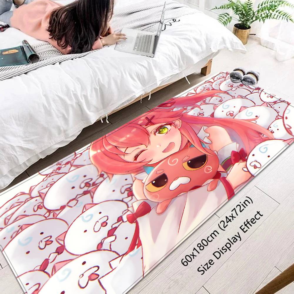 Popular Virtual S-Sakura M-Miko Floor Mat Retro Multiple Choice Living Room Kitchen Rug Non-Slip Modern Home Decor