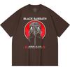 T-shirt Heavy Metal 230 g/m² 100% Bawełna Z Nadrukiem Zespołu Rockowego Popularnej Muzyki Unisex Ciężki Bawełniany T-shirt