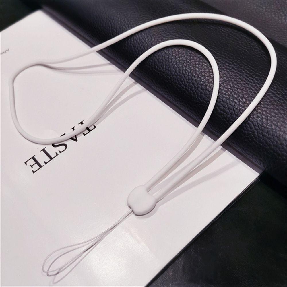

Keychain Anti Losing Rope Phone Hanging Rope Phone Lanyard Mobile Phone Straps Phone Necklace Strap white