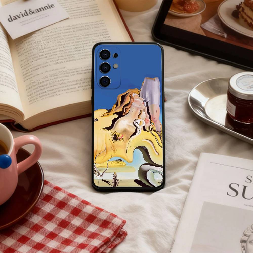 S-Salvador D-Dali SD P-Painting Phone Case For Samsung S 25,24,23,22,30,21,10,9,Ultra,Plus,Lite,FE,4,5 G Soft Black Case