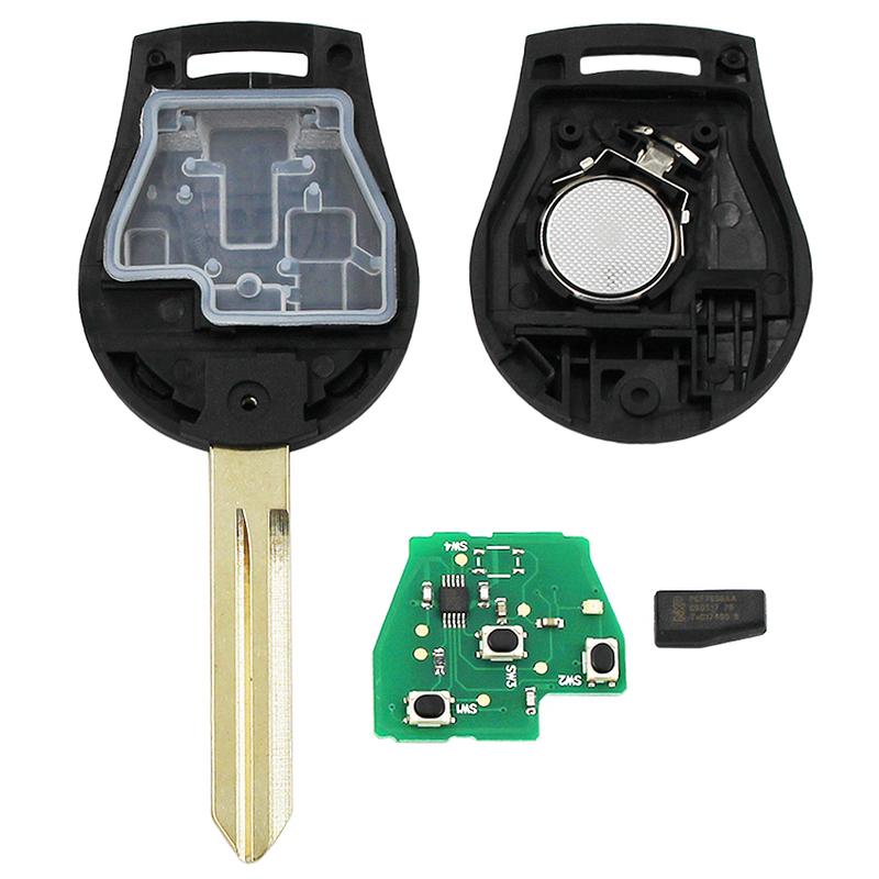 2/3 Buttons Remote Key for Nissan Pulse Scala Micra K13 Juke 2010-2014433MHZ with Id46 Chip CWTWB1U761