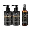 Keratin Shampoo and Conditioner and Spray Set, Shampoo & Conditioner Set Nourishing & Moisturizing Formula for Dry Damaged Curly Straight or Color Tre