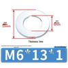 Extra Large Galvanized Metal Flat Washer (Sizes M1.6-M14)