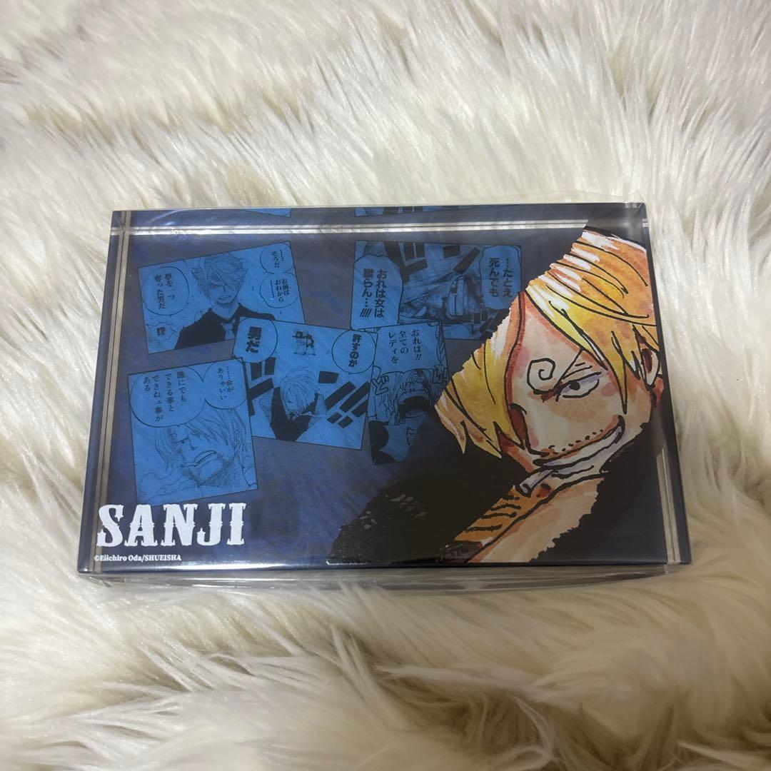 Used ONEPIECE Acrylic Block HEROES Sanji Birthday
