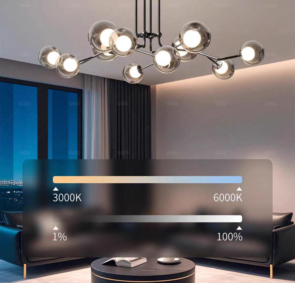 2025 Italian Minimalist Chandelier: Modern Living & Dining Room Light
