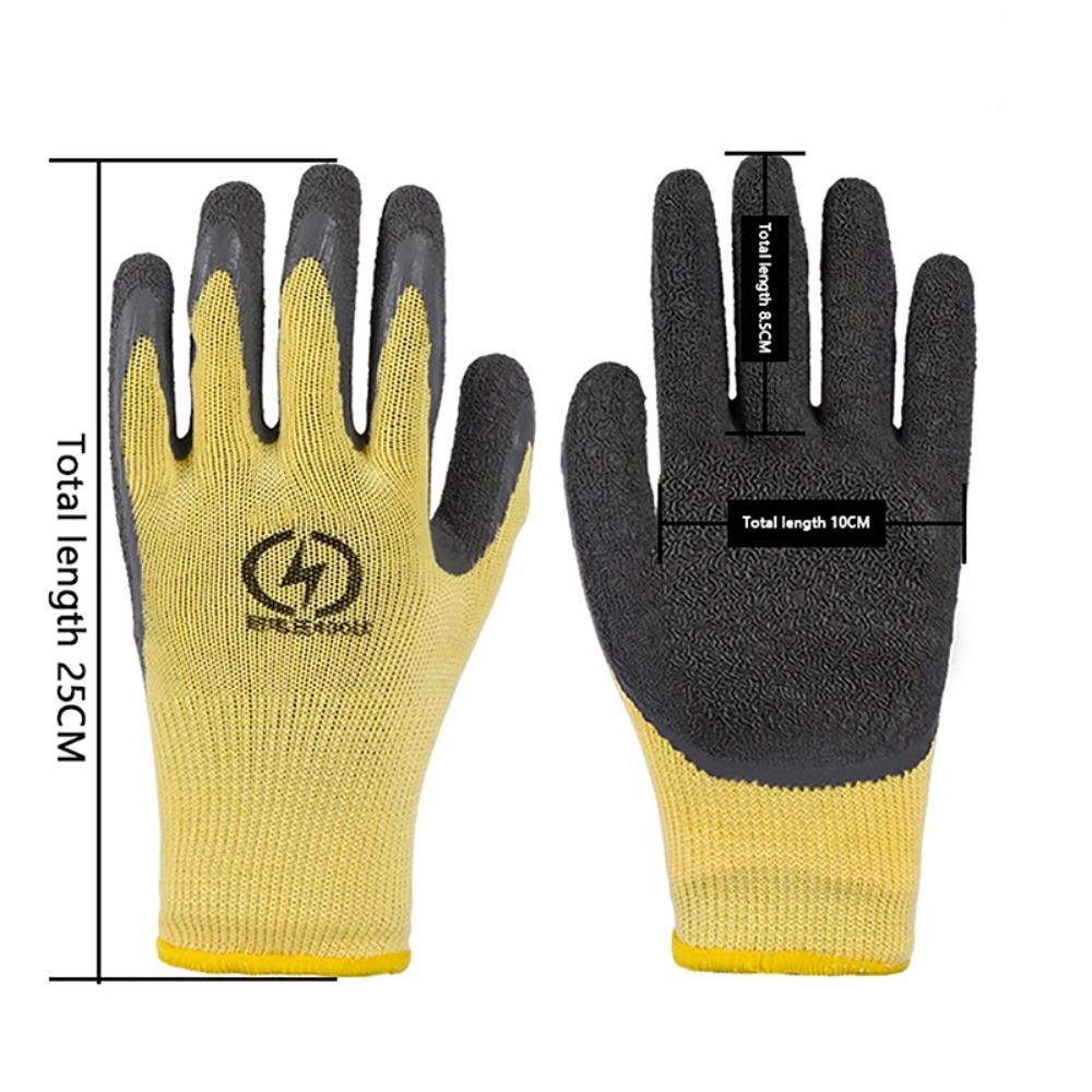 Flexible Electrician Work Gloves 400V Rubber Gloves Mittens Protective Gloves  Hand Protection
