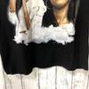 [USED] C2070 Aaliyah Graphic T-Shirt, Black, Vintage Overseas Clothing