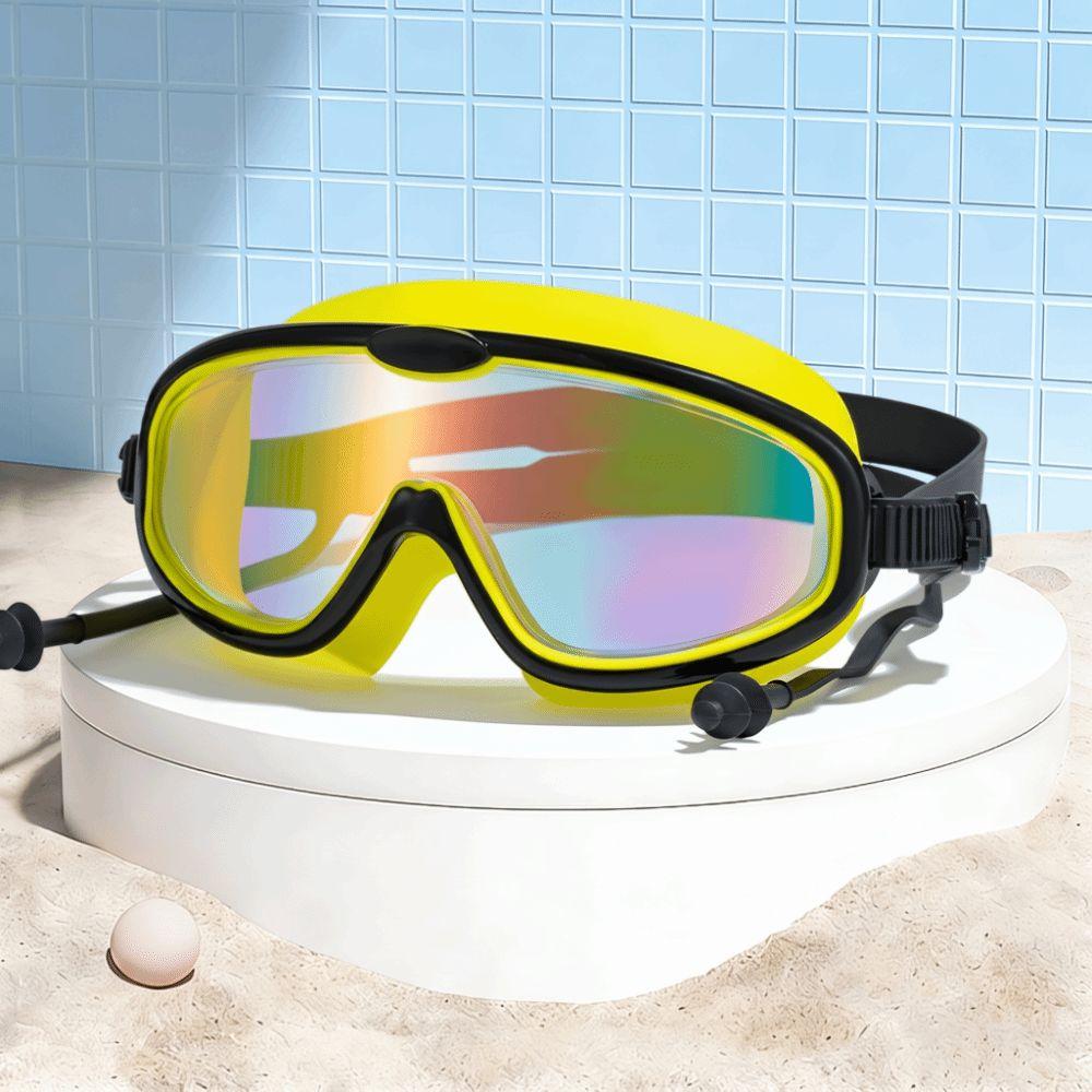 Wide View Big Frame Swim Goggles Anti-Fog Large Frame Swim Goggles Swimming Goggles Swimming