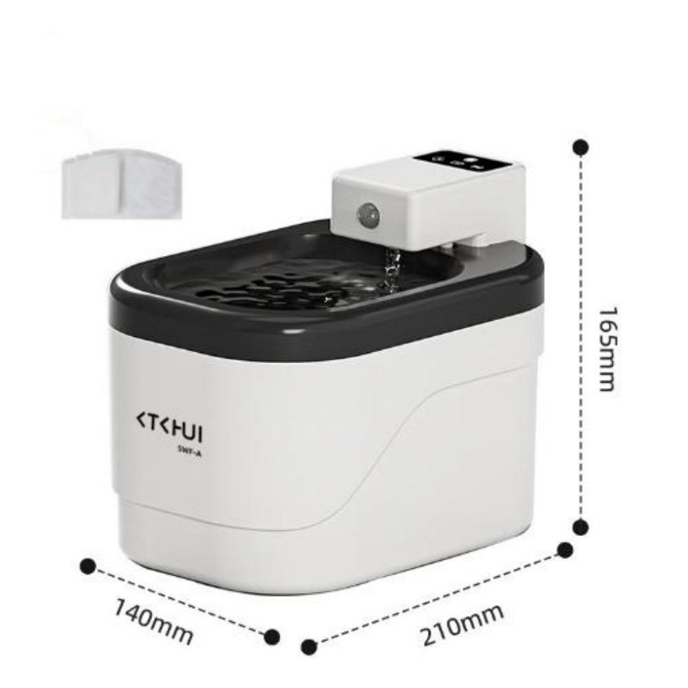 

4Colors Cat Automatic Water Dispenser Filters 2L Intelligent Pet Dispenser чорний/білий