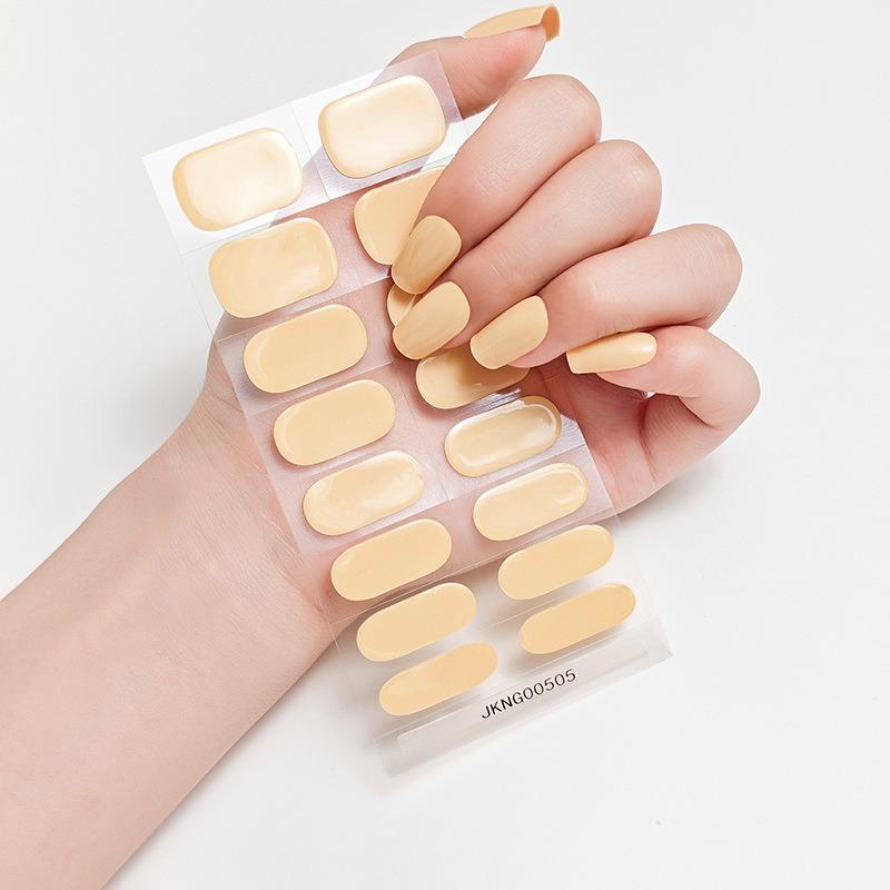 Neue einfarbige Nagelgel-Aufkleber, Nagelaufkleber, Nagelaufkleber, Lichthärtungslampen, Gel-Nagelaufkleber