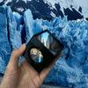 Creative Optical Lens Keychain Reflective Viewfinder Key Holder Ornament For Urban Lifestyles And Travel Convenience