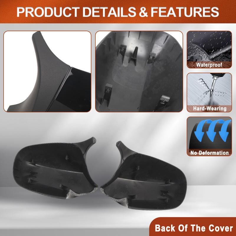 Left Right Door Wing Rearview Mirror Cover Cap for BMW E90 E91 E92 E93 LCI Facelifted 2009 2010 2011 2012 2013 51167205291