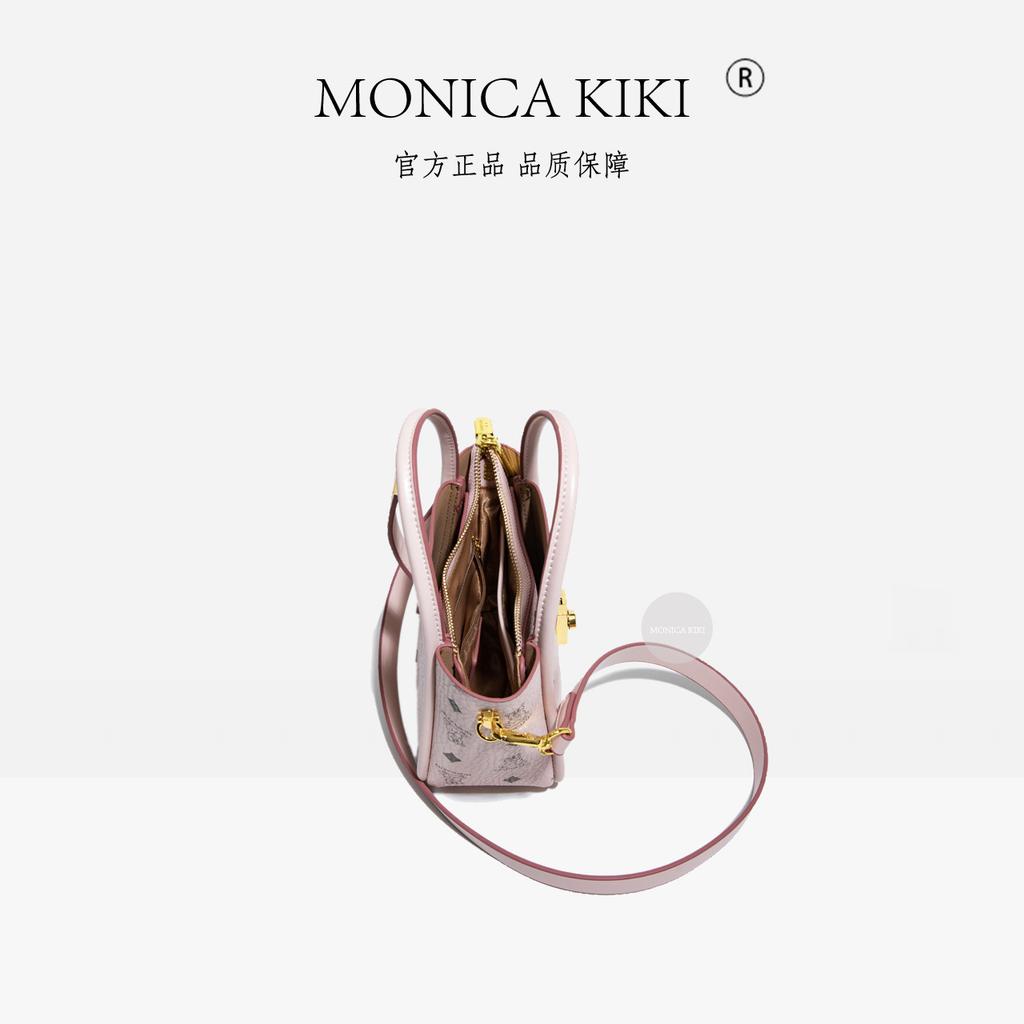 2025 new high-end fashion versatile bucket bag contrasting color presbyopia shoulder oblique span bag portable women's bag