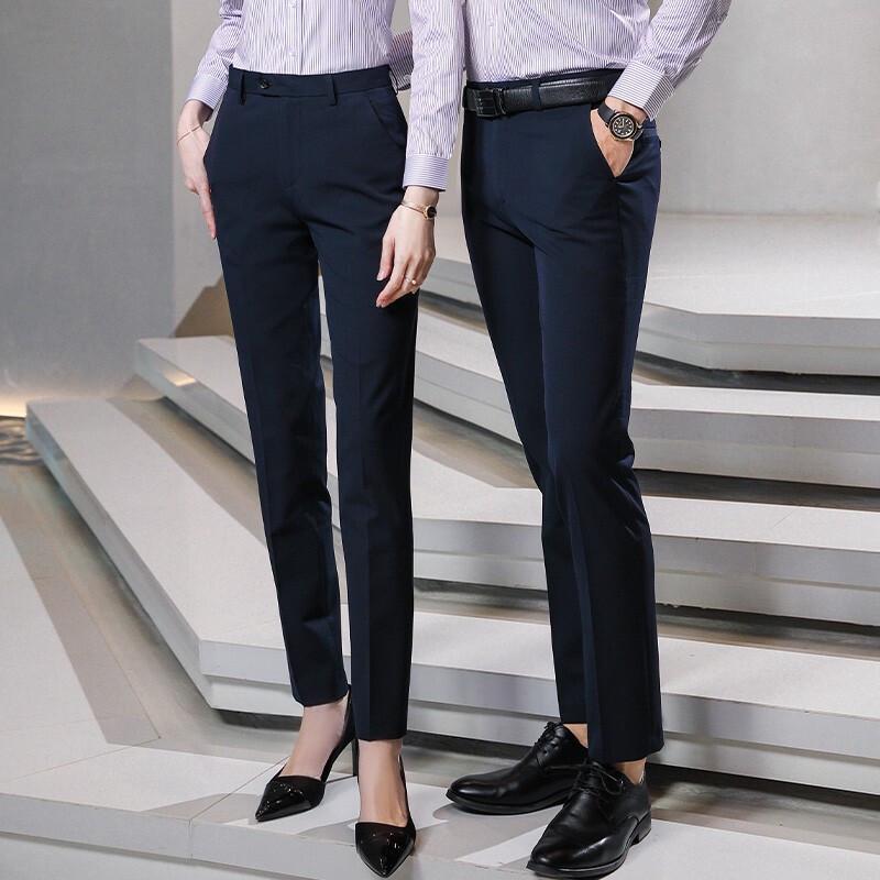 Unisex Professional Slim-Fit Dress Pants 32