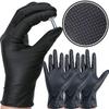 Heavy Duty Nitrile Gloves 8Mil Extra Thick Mechanic Home Garden Disposable Glove with Textured Grip Antislip Safety Work Gloves