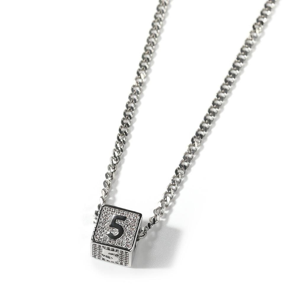 26 English Alphabet Square Pendant Necklace Gold-plated Fashion Alphabet Pendant Accessories 2026 3MM+60CM золотой