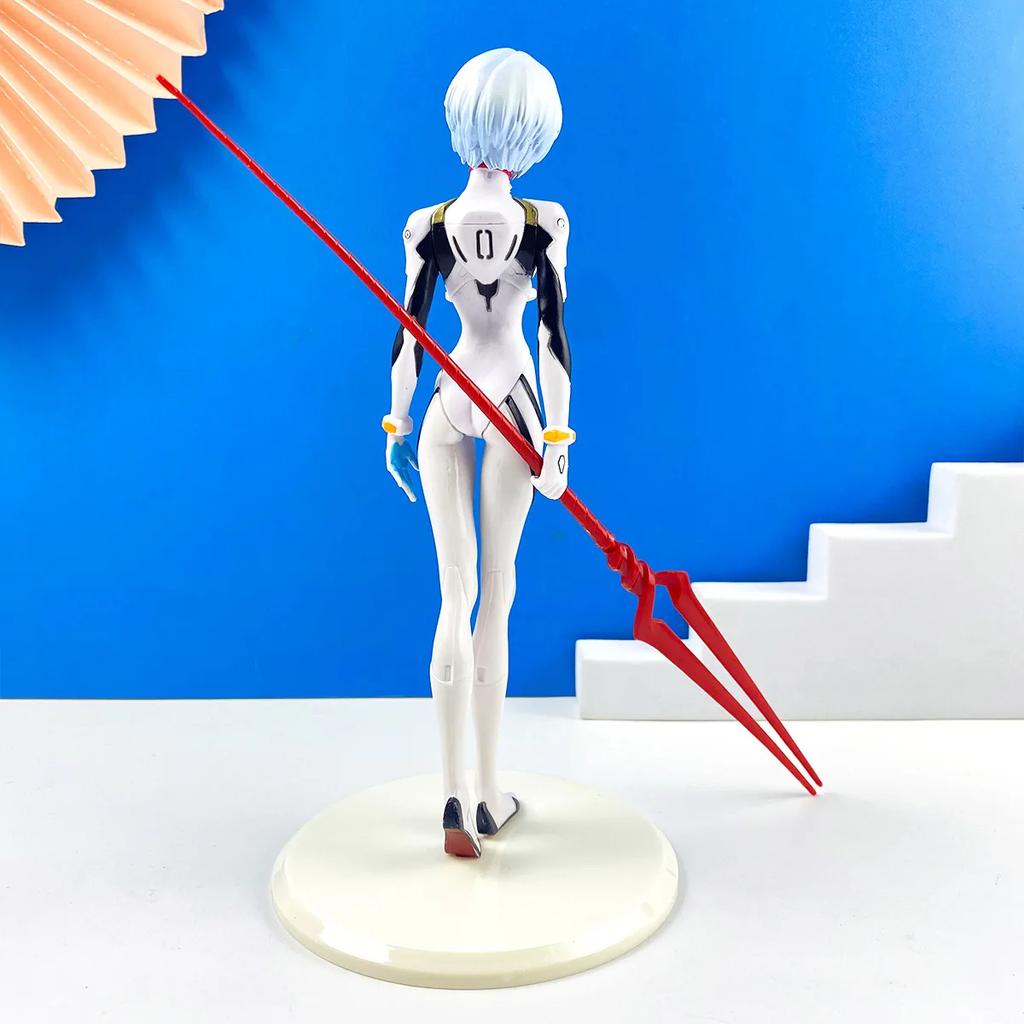 22cm New Ayanami Rei Figure Toys Cartoon Cute Combat Edition Rei Sexy Girl PVC Model Gift Toys