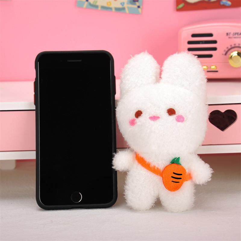 Adorable Plush Bunny And Kitty Stuffed Toys Soft Short Plush Kids Gifts