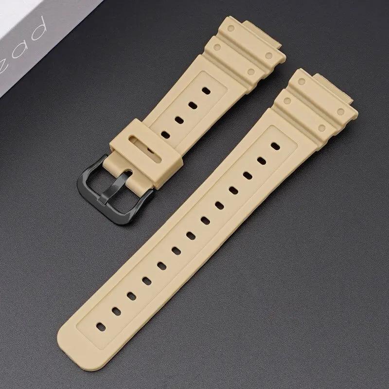 Silicone Band for DW5600/5610 Rubber Strap for Casioak 9052 5600 6900 Series Sport Waterproof Replacement Band Accessories
