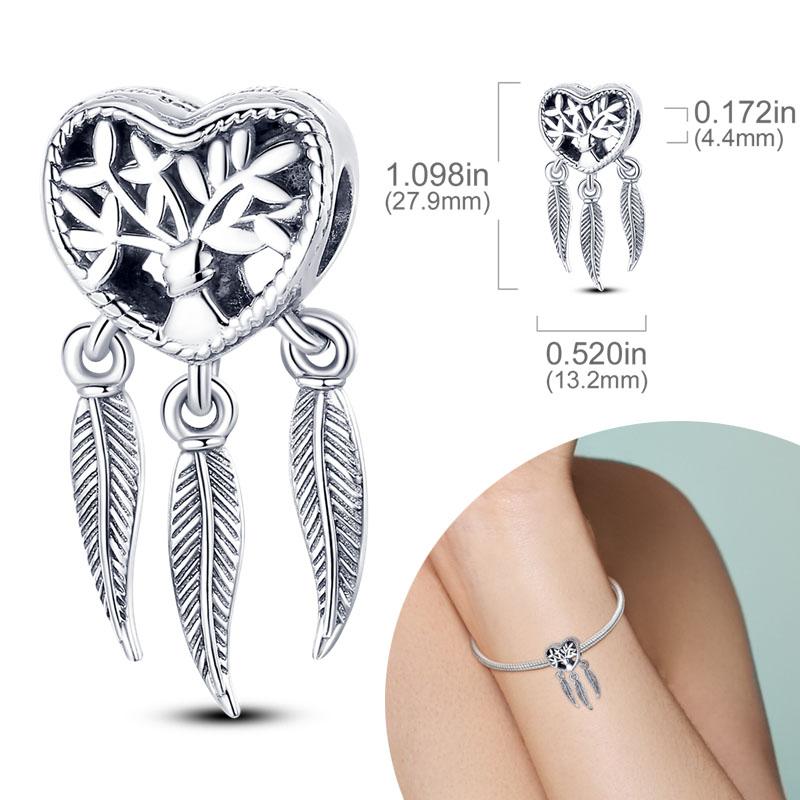 New 925 Silver Charm Bead Fit Original Bracelet Charms for Women Necklace DIY Jewelry Gift