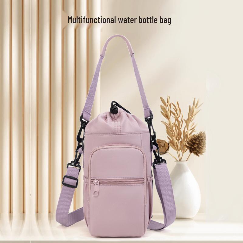 Women's Light Luxury Insulated Phone and Water Bottle Crossbody Bag - Niche Design, Fashionable, Cute, Casual.