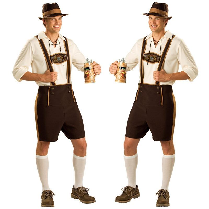 Muni Oktoberfest Clothing Traditional Bavarian Men's Suit Hooded Pants
