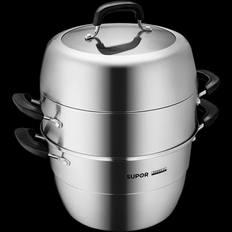 Supor 3-Layer 304 Stainless Steel Steamer Pot