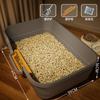 Oversized Pet Cat Litter Box, Semi-closed, Heightened and Thickened Anti-splash Cat Toilet, Easy To Clean, Bathtub Cat Toilet