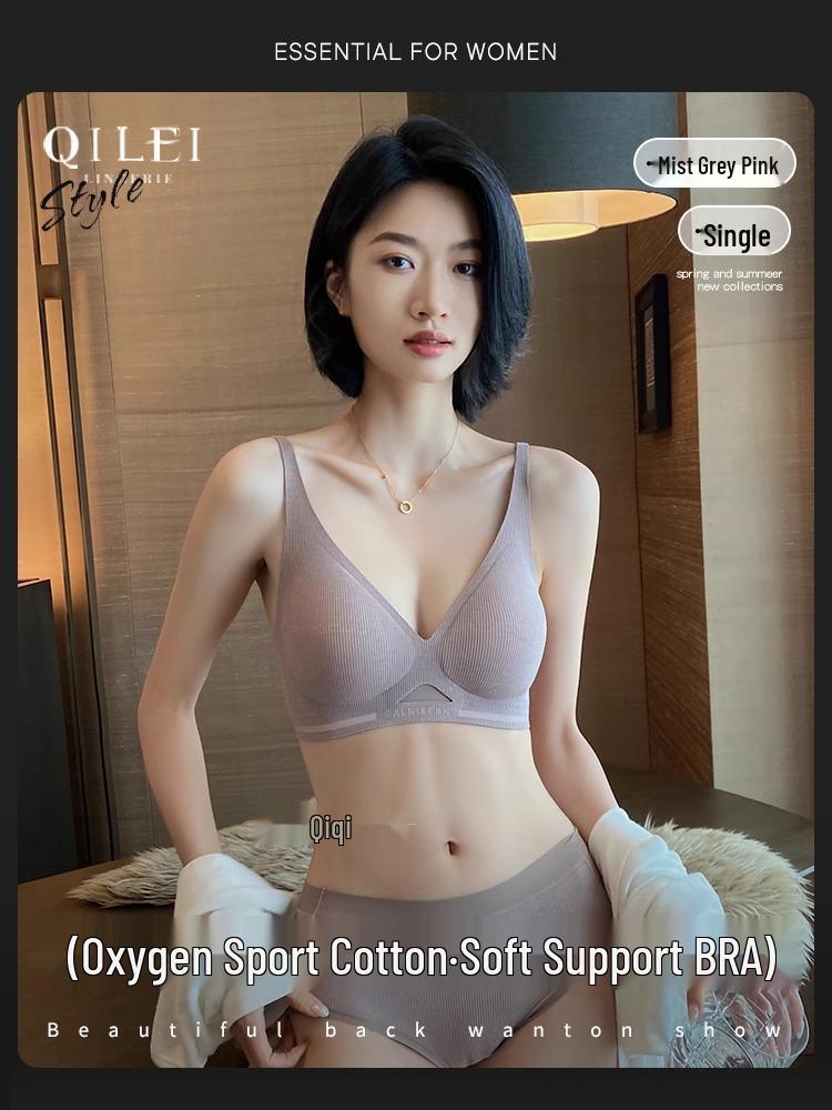 

Sleek Lift: Women s Seamless Wirefree Sports Bra - Small Chest, Shockproof Comfort, Sexy Support Extra Large