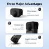 All Angle Protective Silicone Sleeve Quick Install Camera Lens Cover Weatherproof for 360 Outdoor Videography