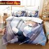 3D Anime Girls The Ryuo's Work Is Never Done Bedding Set Print Single Comforter Duvet Cover Pillow Case 3 Pieces Kids Adult Size