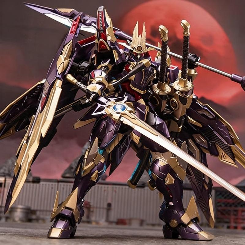 

Scale Hot General Mighty Series Alloy Painted Finished Product Magnetic Attached Armor Mecha Model Action Figure Gift Poseable Articulated Detailed