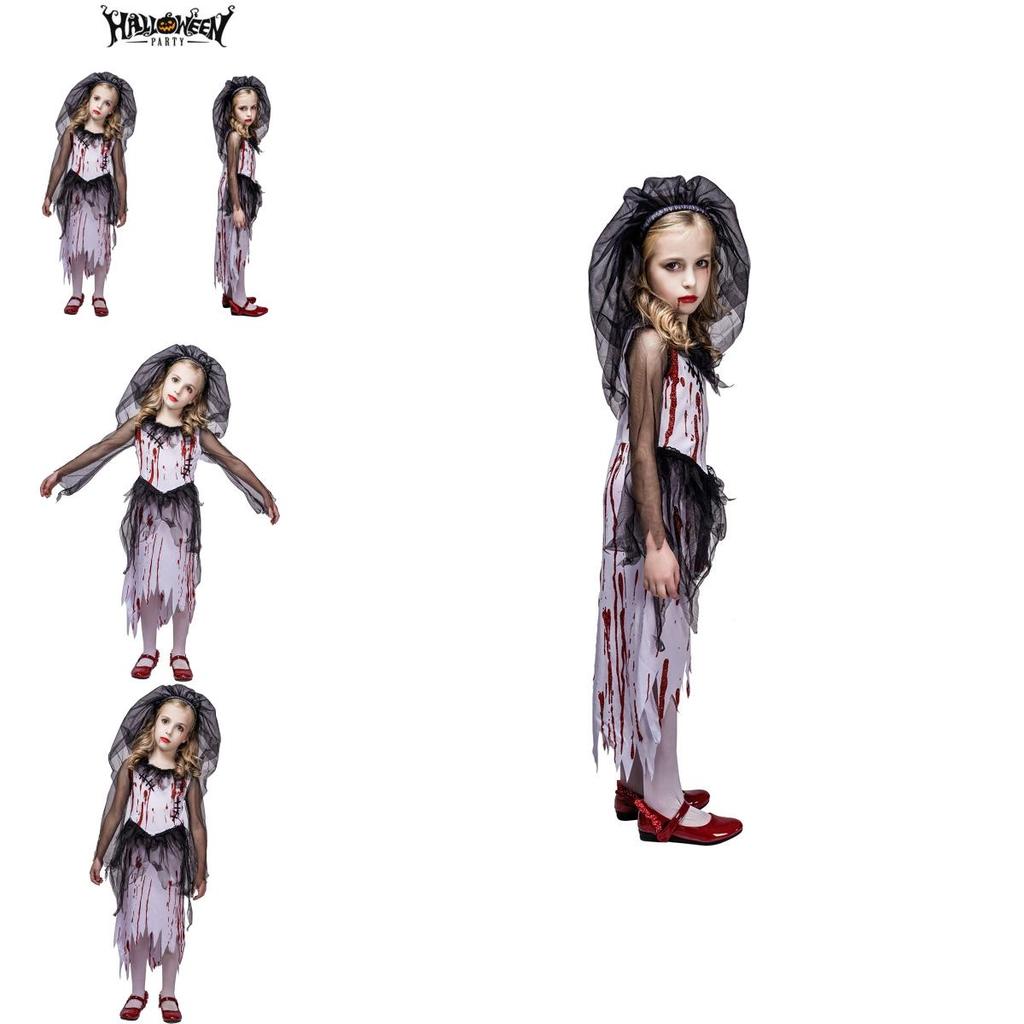 High-quality Corpse Bride Outfit For Kids' Cosplay And Role Play