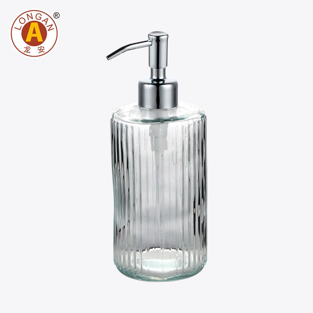 Longan 500ml Hand Wash Liquid Soap Bottles Glass Foam Soap Lotion Pumps Dispensers Bottles 12oz Empty Sanitizer Glass Bottles