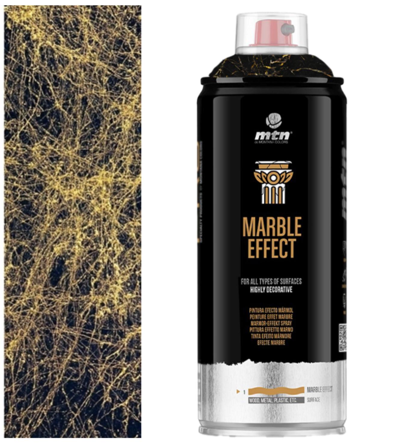 Realistyczny Efekt Marmuru Marmurowy Spray 400 Złoty do dekoracji świec