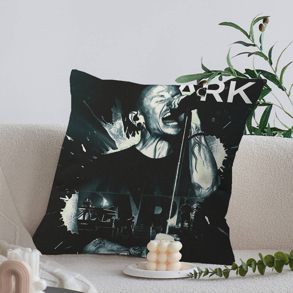 Rock Band L-Linkin Park Pillow Cover For Bedroom Room And Living Room Sofa Decorative Cushion Cover