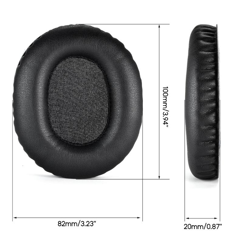 2xDurable Protein Ear Pads for ATH-M70X Headphone Sleeves Earmuff Easily Replaced Ear Pads Sleeves Cover Headband