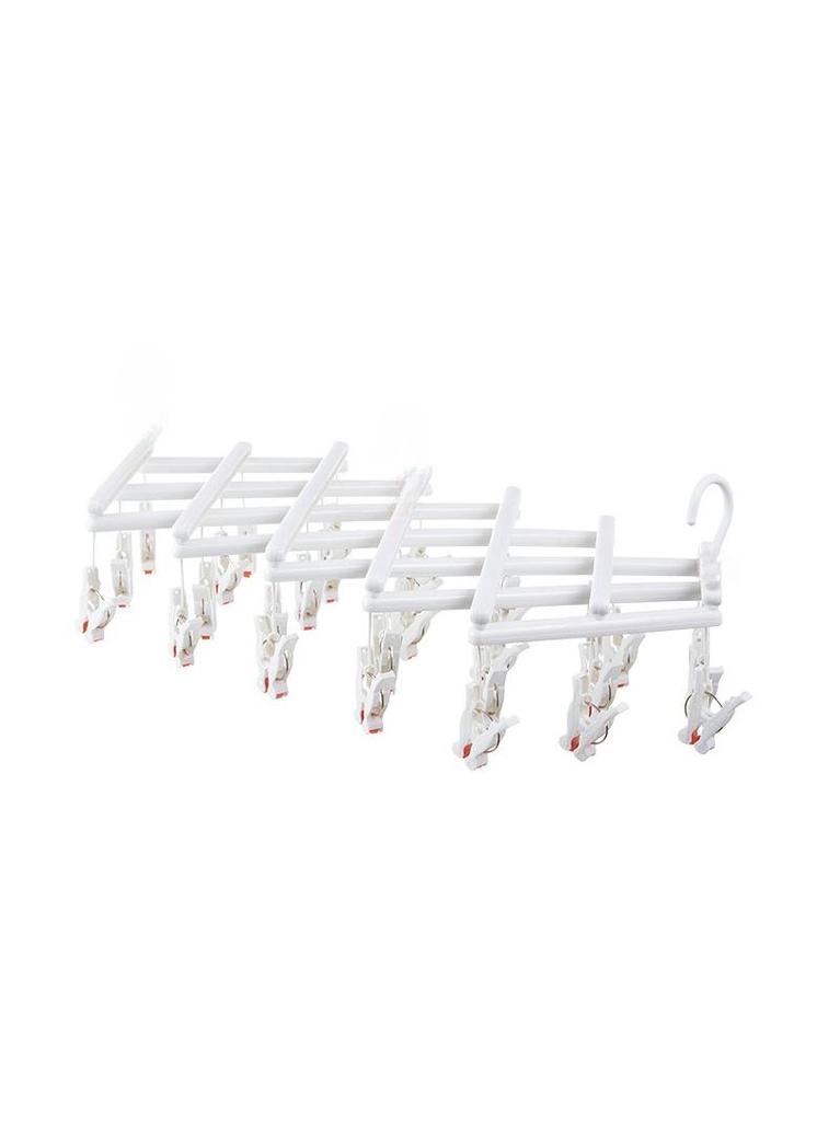 Plastic Sock Drying Rack Multi-Purpose Laundry Clamp Clothesline Holder Home Organization Bedroom Storage Rack for Socks