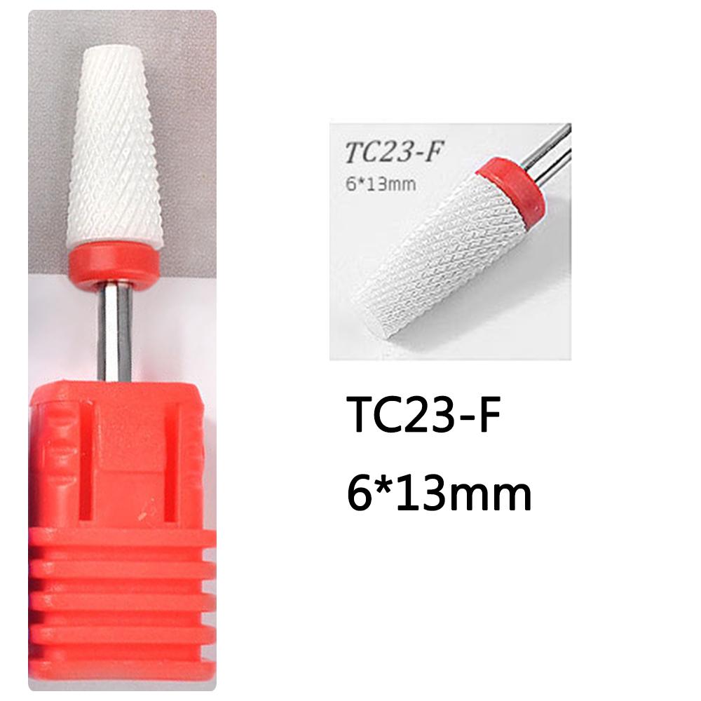 Broca de Uñas Cerámica Fresa Pedicura Removedor Esmalte en Gel Accesorios de Nail Art Preferenciales