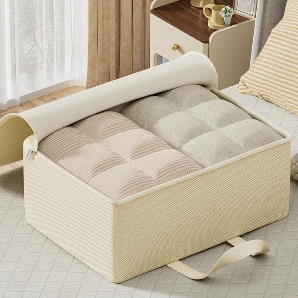 Large Capacity Clothes Storage Bag Thickened Dustproof Clothing Storage Box Moisture Proof Non-Woven Fabric Quilt Storage Box