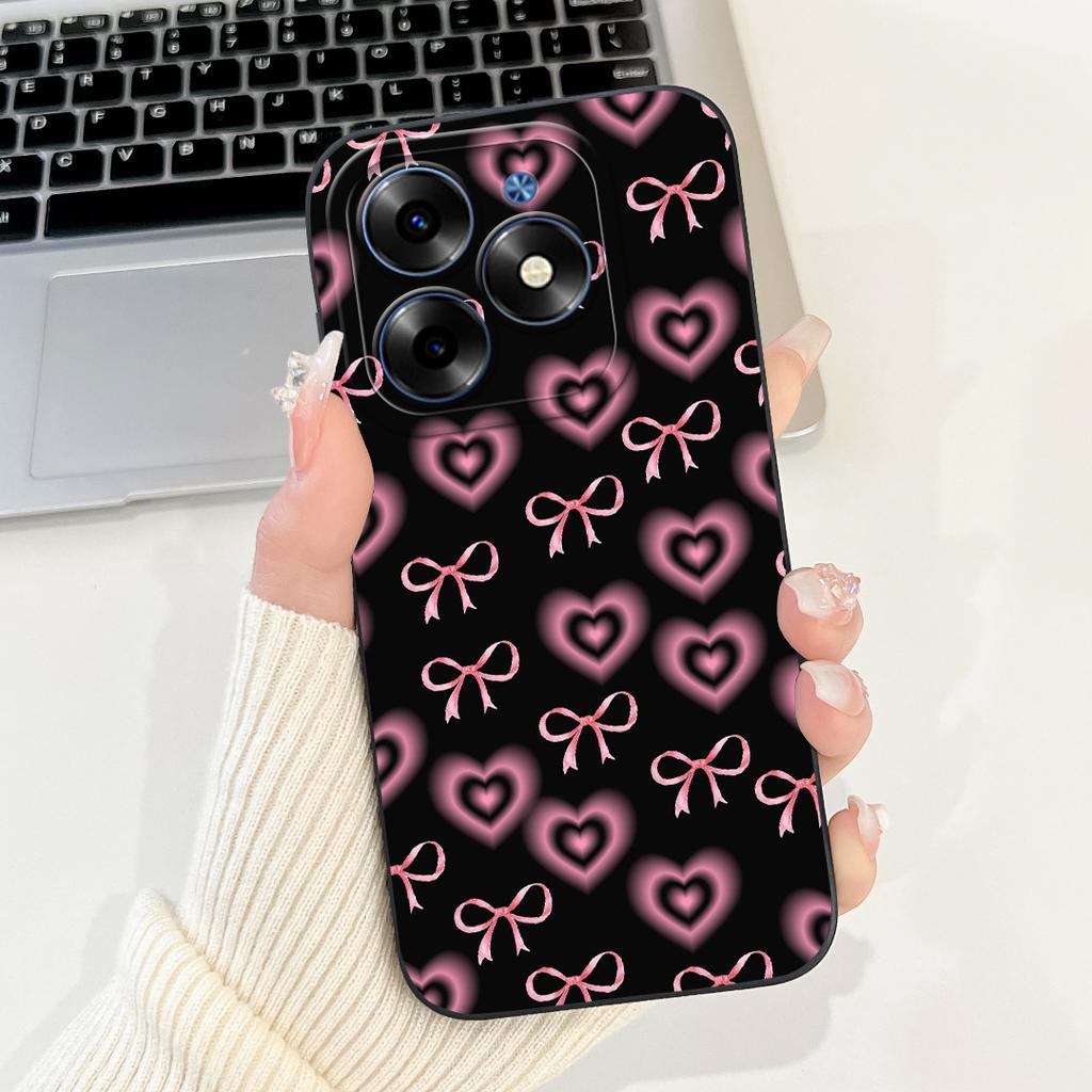 For Infinix Hot 40 Pro Case X6837 Fashion Cat Cartoon Cover Soft Silicone Phone Case For Infinix Hot 40i Hot40 Pro Hot40i Fundas
